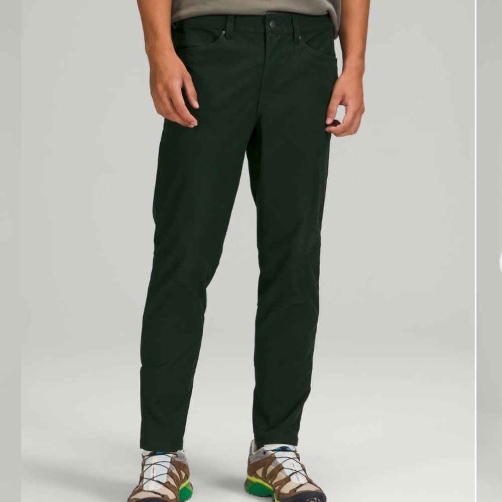 Lululemon Athletica Men's Dark Green Pants ABC 33